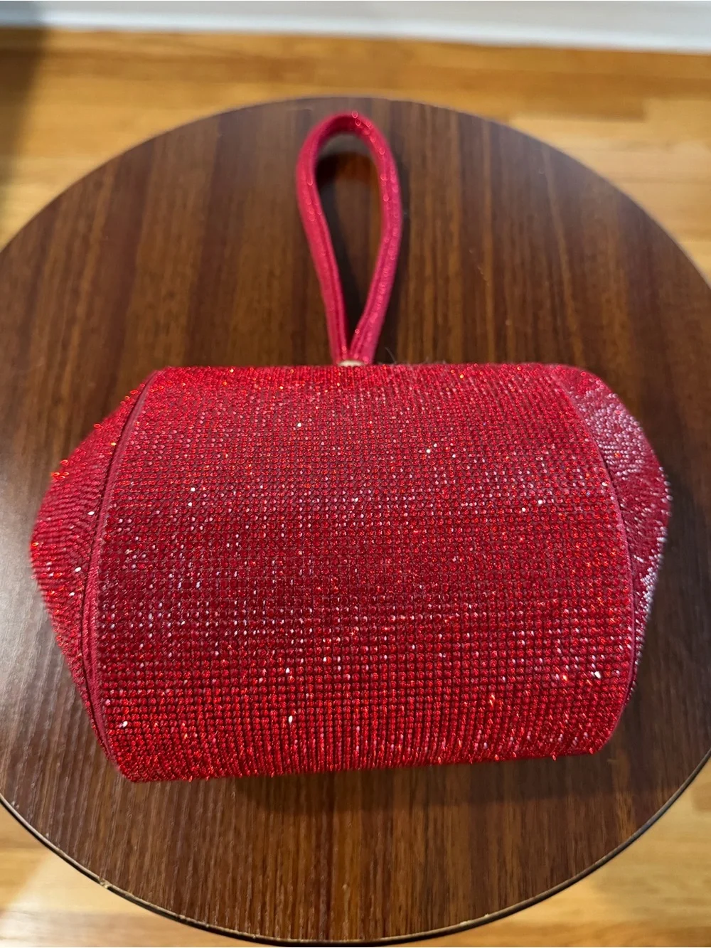 Sparkling Red Crystal Wristlet Clutch ❤️❤️ Very Elegant! 🌹
